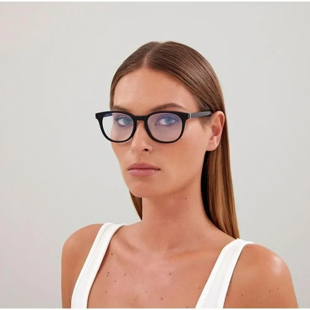 Saint Laurent Women Eyeglasses Black Square SLM111 001 NEW AUTHENTIC
